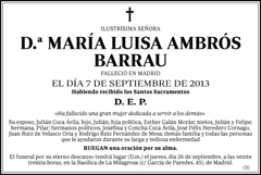 María Luisa Ambrós Barrau